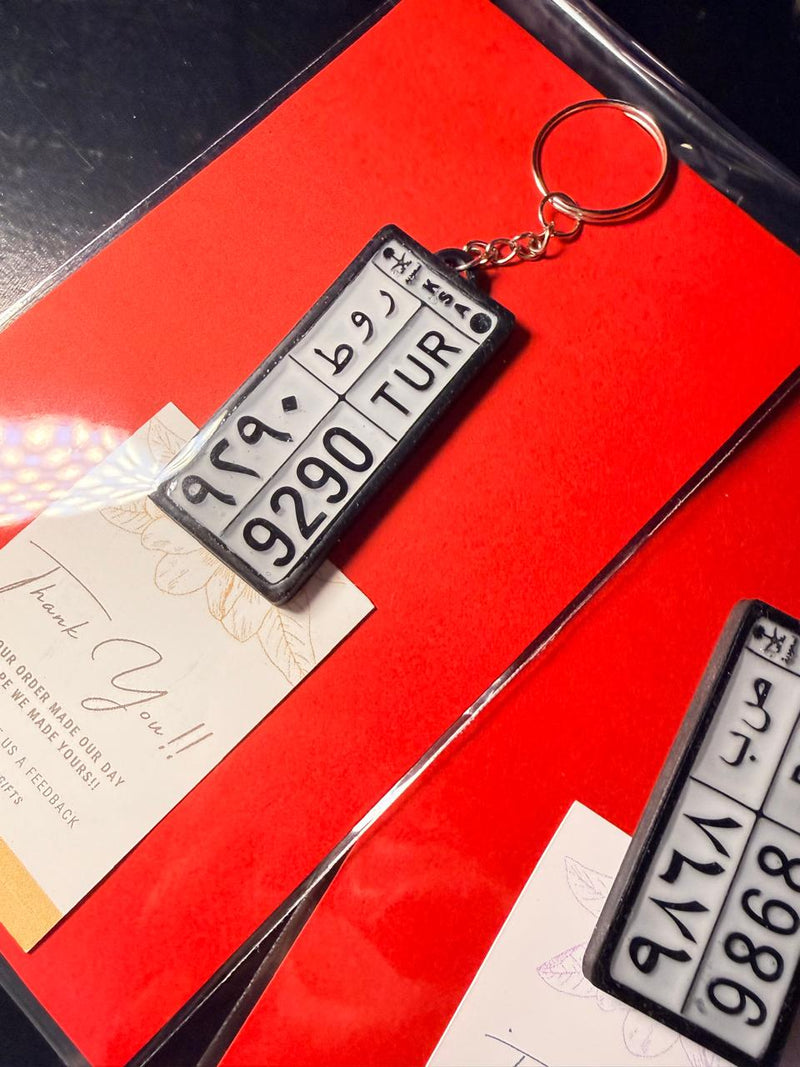 Personalized Car Plate Keychain – NoceraGifts